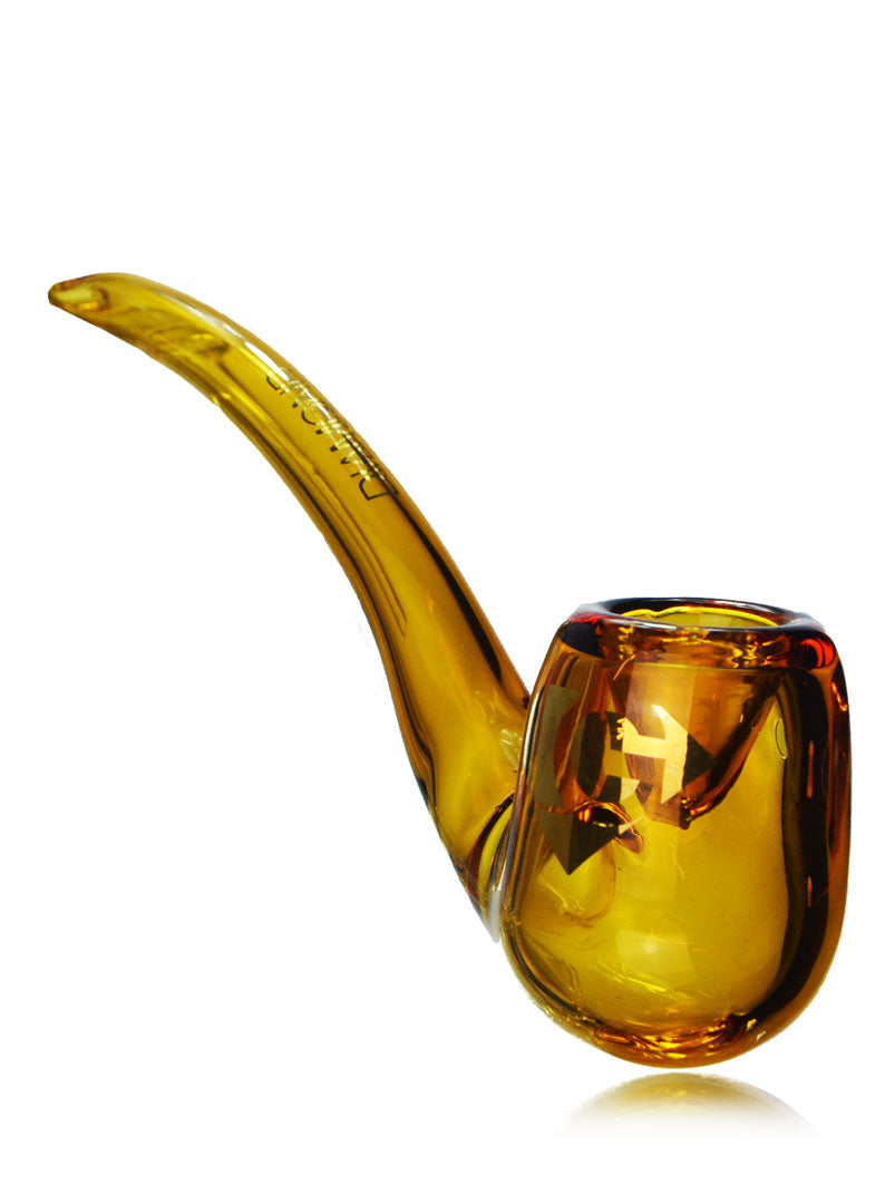 Gold Sherlock Pipe by Diamond — Badass Glass