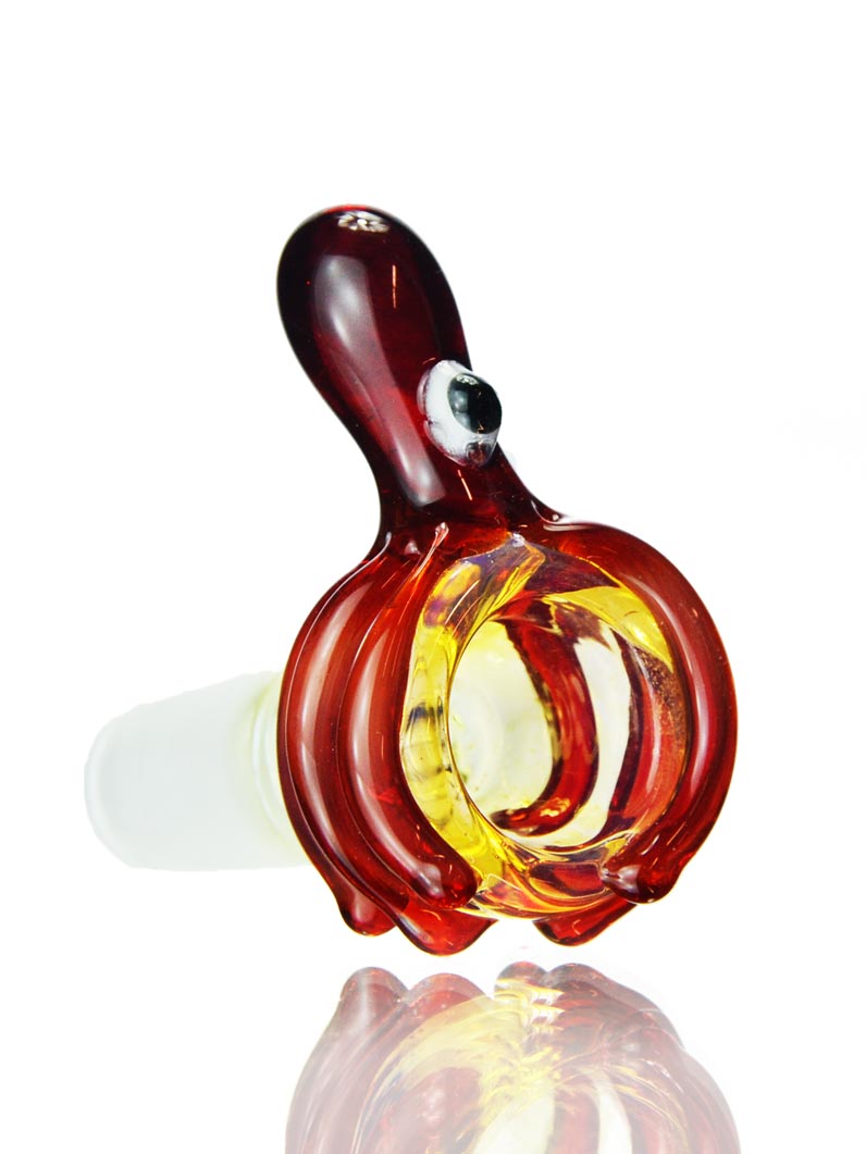 14mm Octopus Bowl Piece for Sale — Badass Glass
