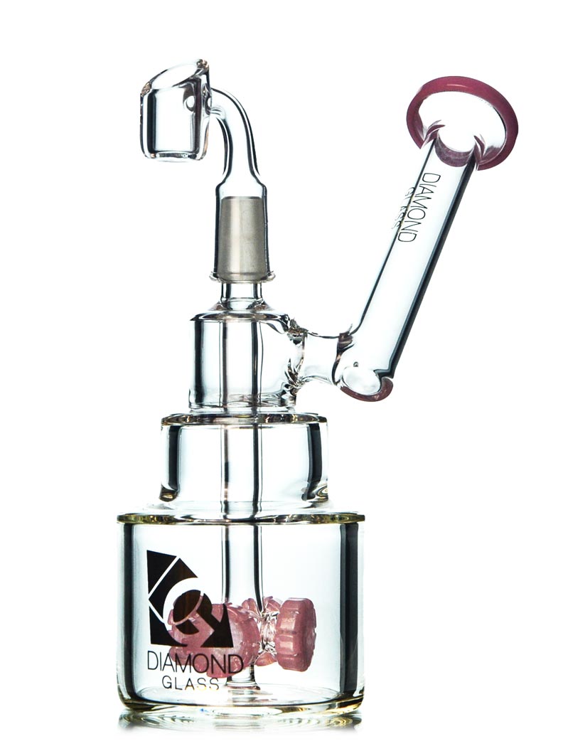 Diamond Blue Gears Cake Oil Rig at — Badass Glass