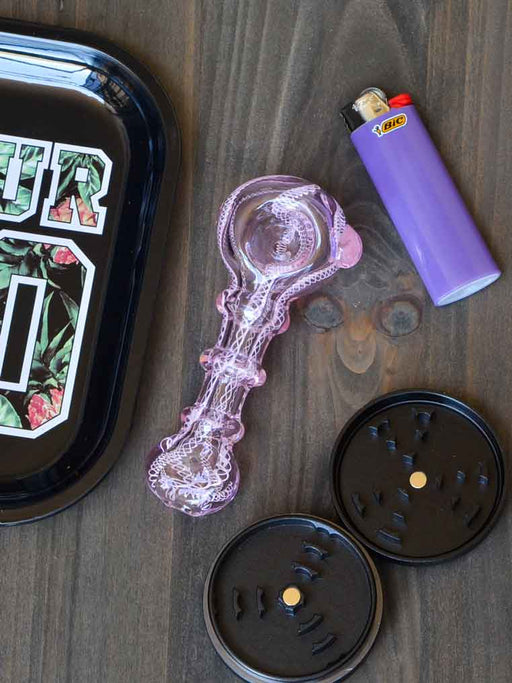 5 Pink Glass Pipe at — Badass Glass