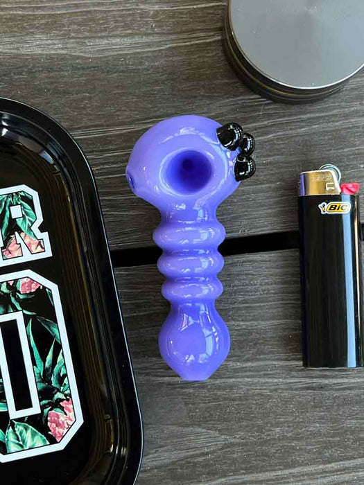 Cosmic Purple Glass Pipe by AFM