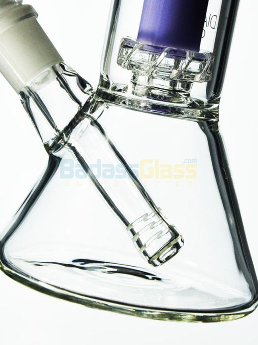Purple Percolator Bong by Diamond Glass 