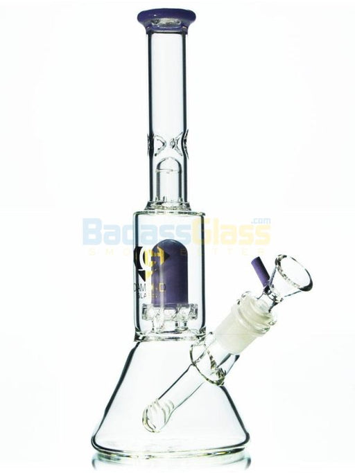 Purple Percolator Bong by Diamond Glass 