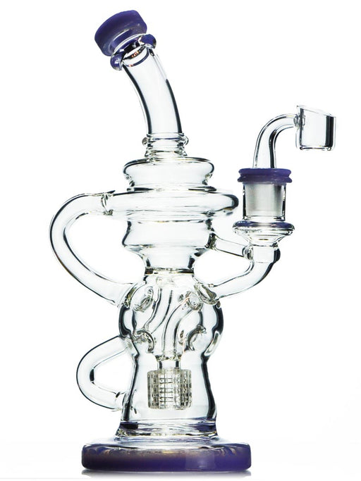 Purple Recycler Dab Rig by SWRV 