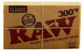 RAW 300's 1 1/4" Rolling Papers 