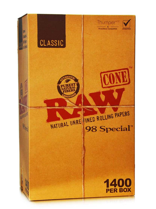 Raw Cones 98 Special 1400 Count Box