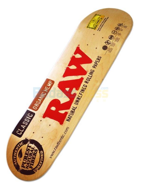 RAW Skateboard Deck at — Badass Glass