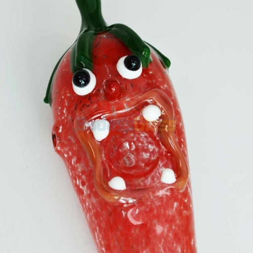 Red Hot Chili Glass Pipe 