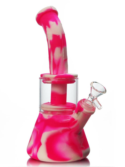 Silicone Dab Rig with Perc
