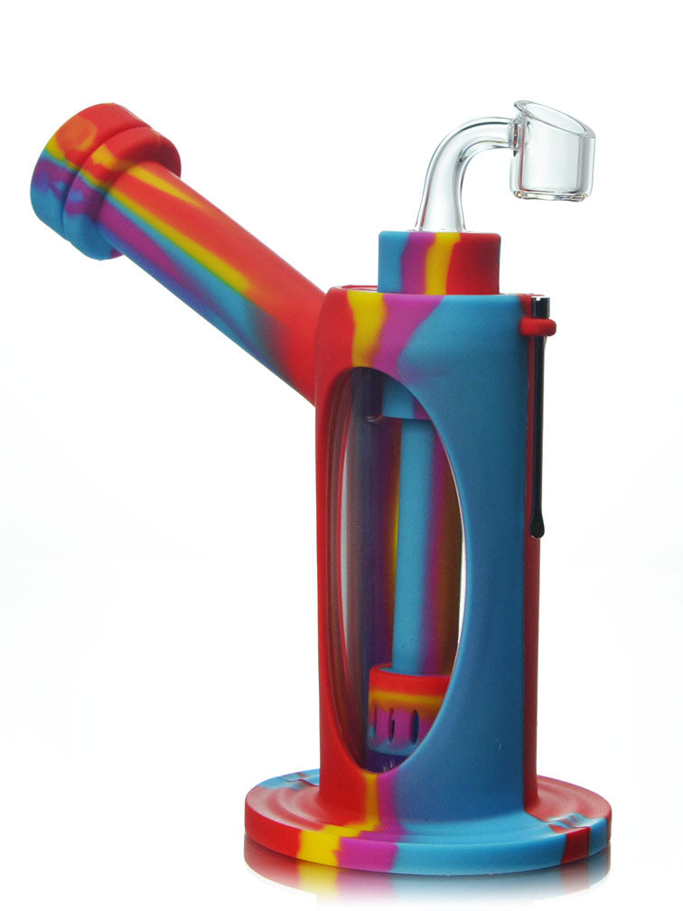 Silicone Glass Dab Bubbler — Badass Glass
