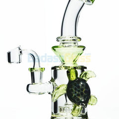 Sun Dab Rig UV Turtle Dab Rig | Unique Dab Rigs | FREE 3-Day SHIPPING — Badass Glass