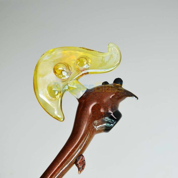 Viking Axe Glass Pipe 