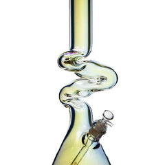 16" Electroplated Z Shaped Bong